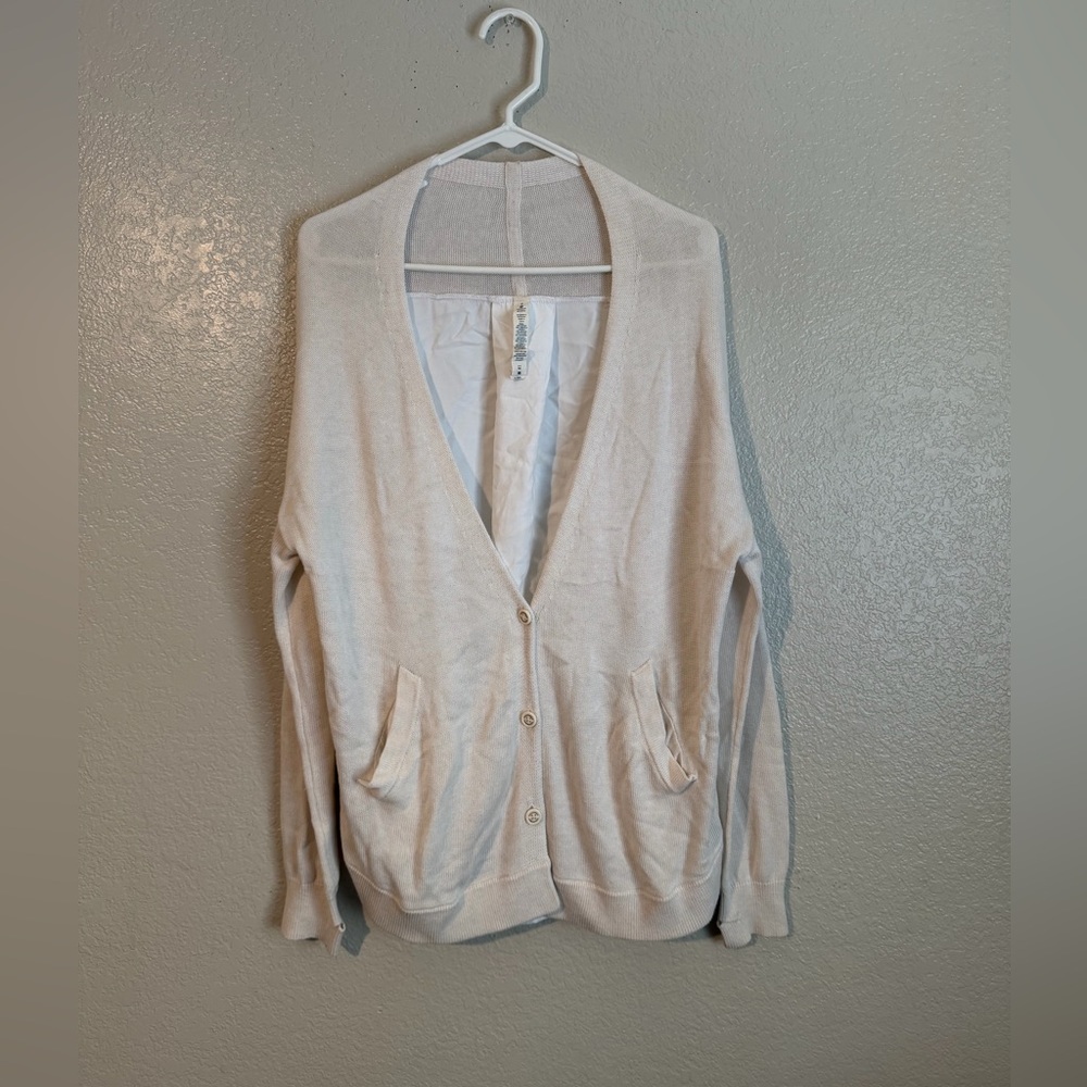lululemon athletica Cream Cardigan
